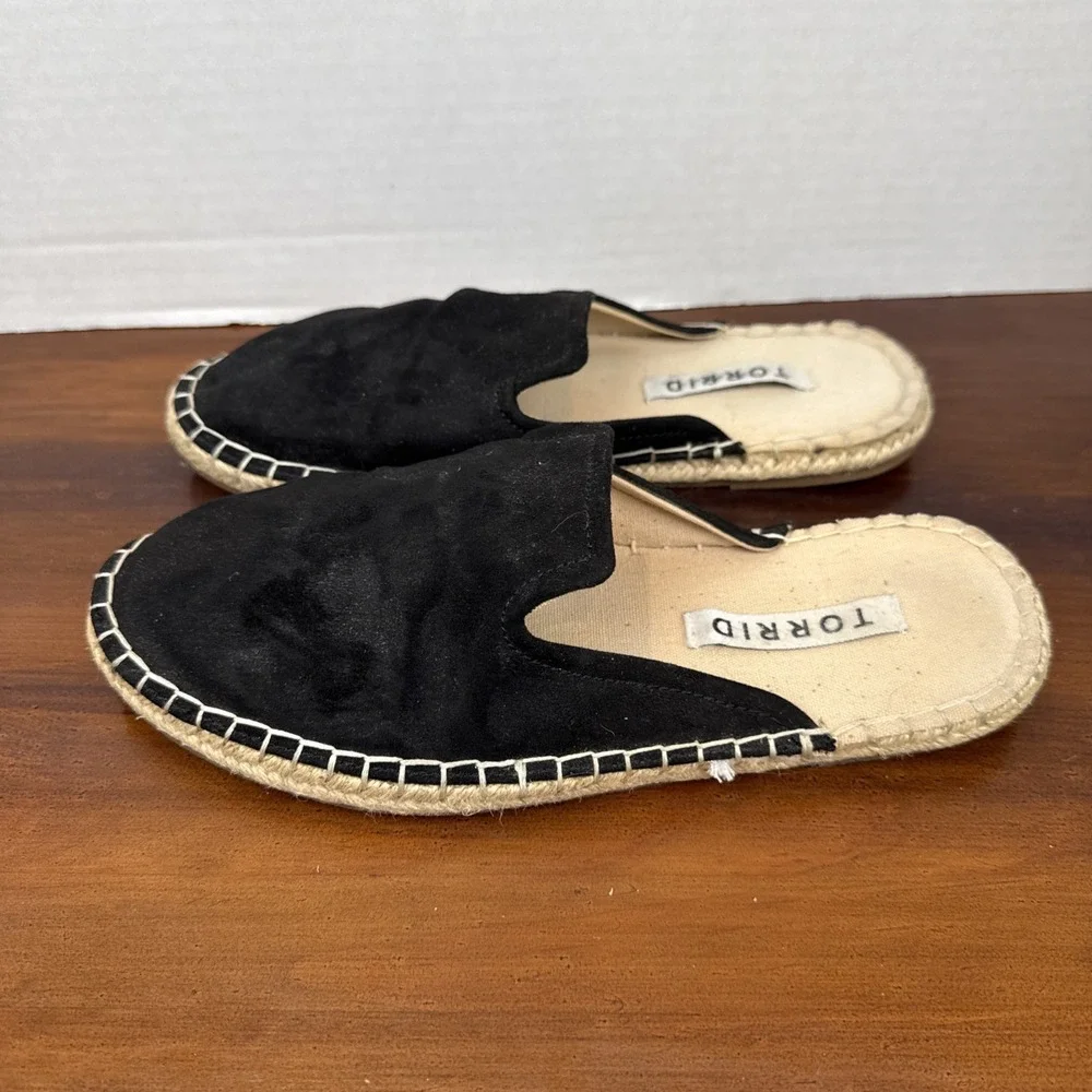 Women's Torrid Black Espadrille‎ Flats Size 7.5WW
